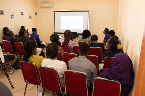 Training in progress as participants were exposed to the principles of Applied Behaviour Analysis (ABA).