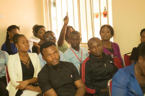 Training in progress as participants were exposed to the principles of Applied Behaviour Analysis (ABA).